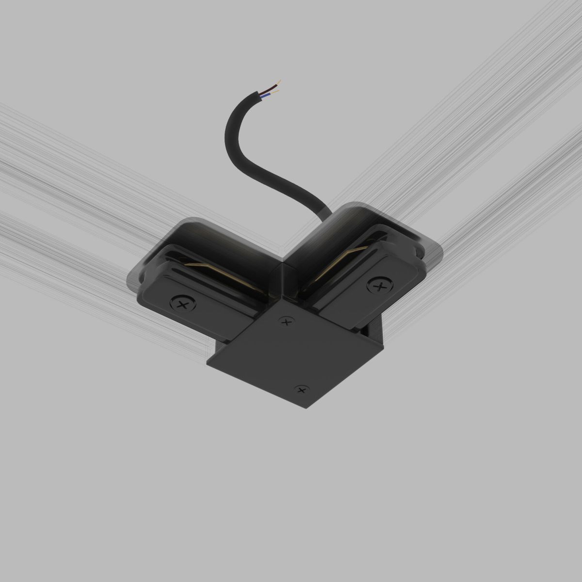 Коннектор угловой с вводом питания для однофазного шинопровода Elektrostandard 85012/00 4690389217678 a071303 Коннектор угловой с вводом питания для однофазного шинопровода Elektrostandard 85012/00 4690389217678 a071303