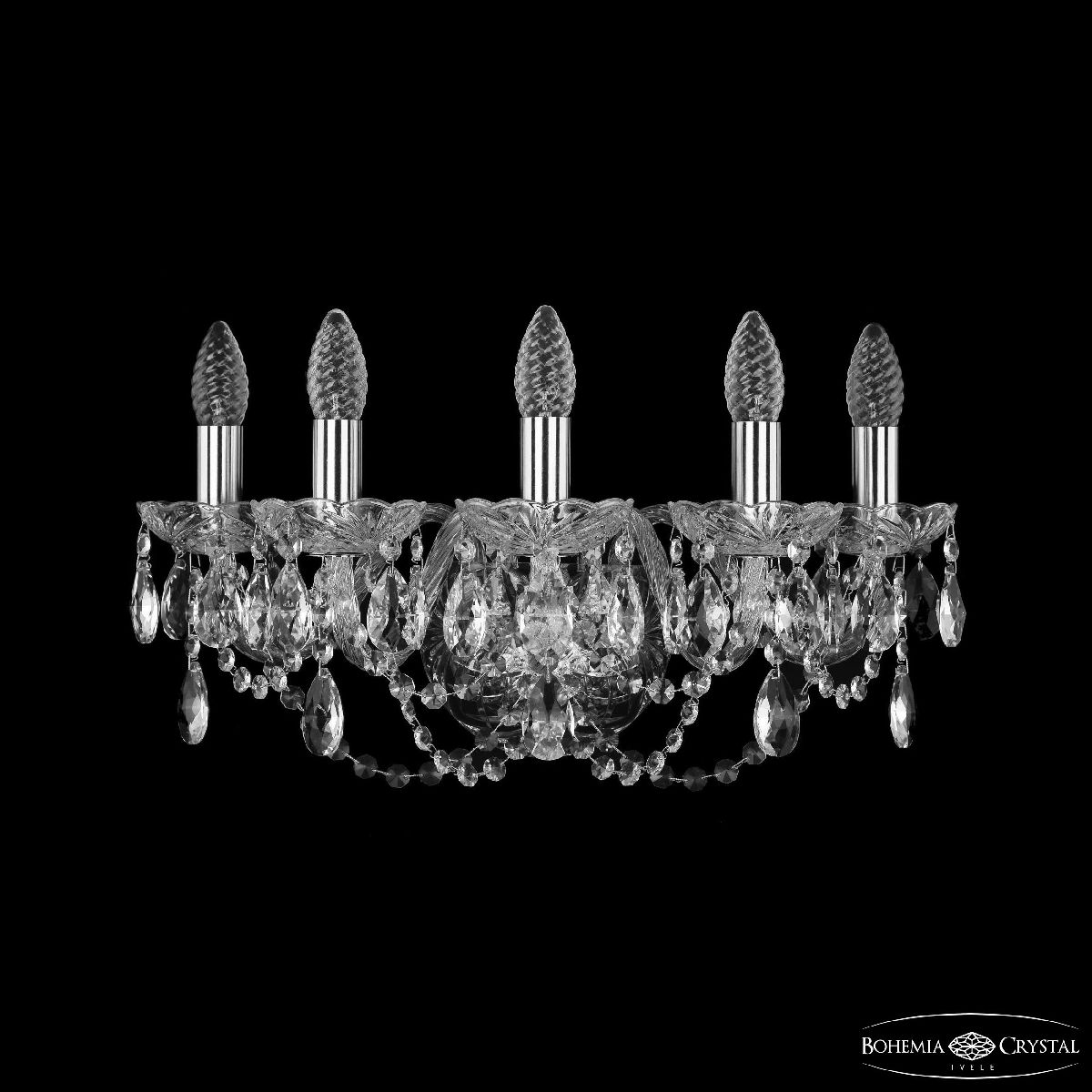 Бра Bohemia Ivele Crystal 1402B/5/160 Ni Бра Bohemia Ivele Crystal 1402B/5/160 Ni
