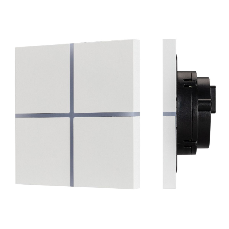Сенсорная панель Arlight KNX-304-13-IN White BUS, Frameless 038310 Сенсорная панель Arlight KNX-304-13-IN White BUS, Frameless 038310