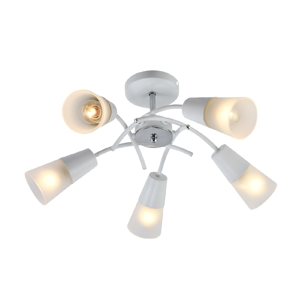 Люстра на штанге Escada Calla 1109/5P White Люстра на штанге Escada Calla 1109/5P White