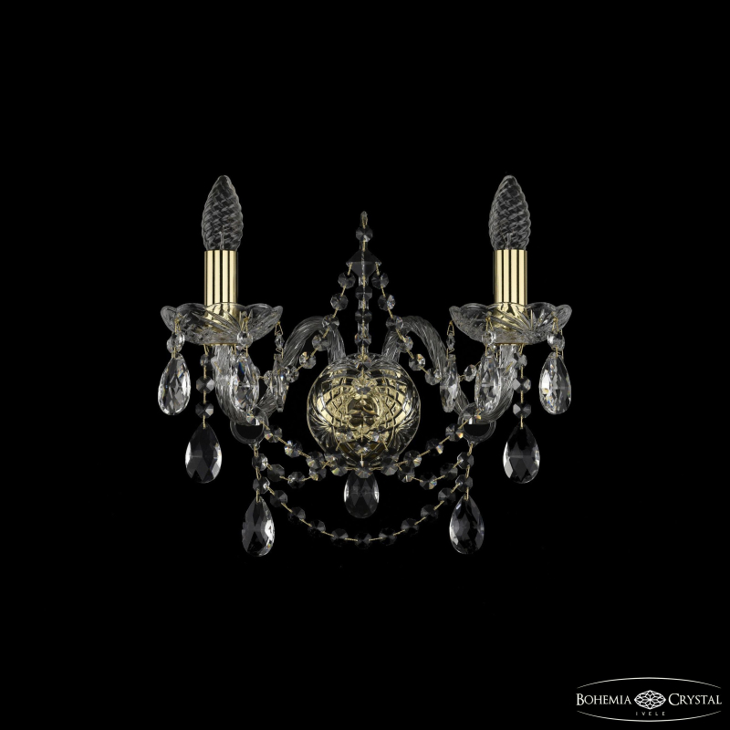 Бра Bohemia Ivele Crystal 1411B/2/160 G Бра Bohemia Ivele Crystal 1411B/2/160 G