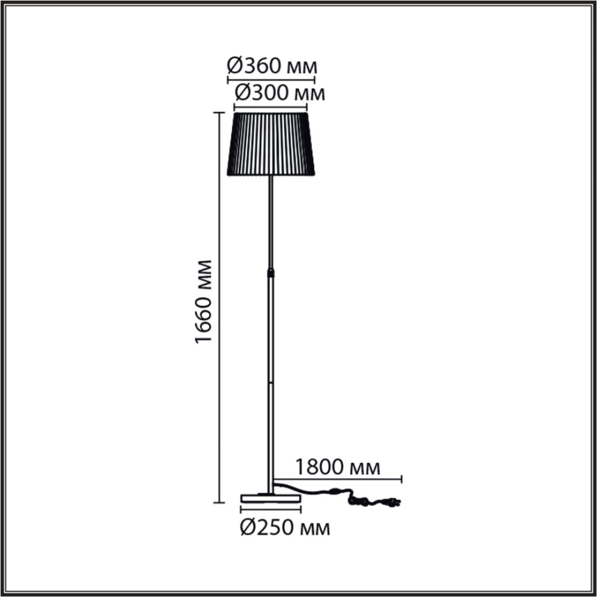 Торшер Lumion Moderni Tune 8302/1F
