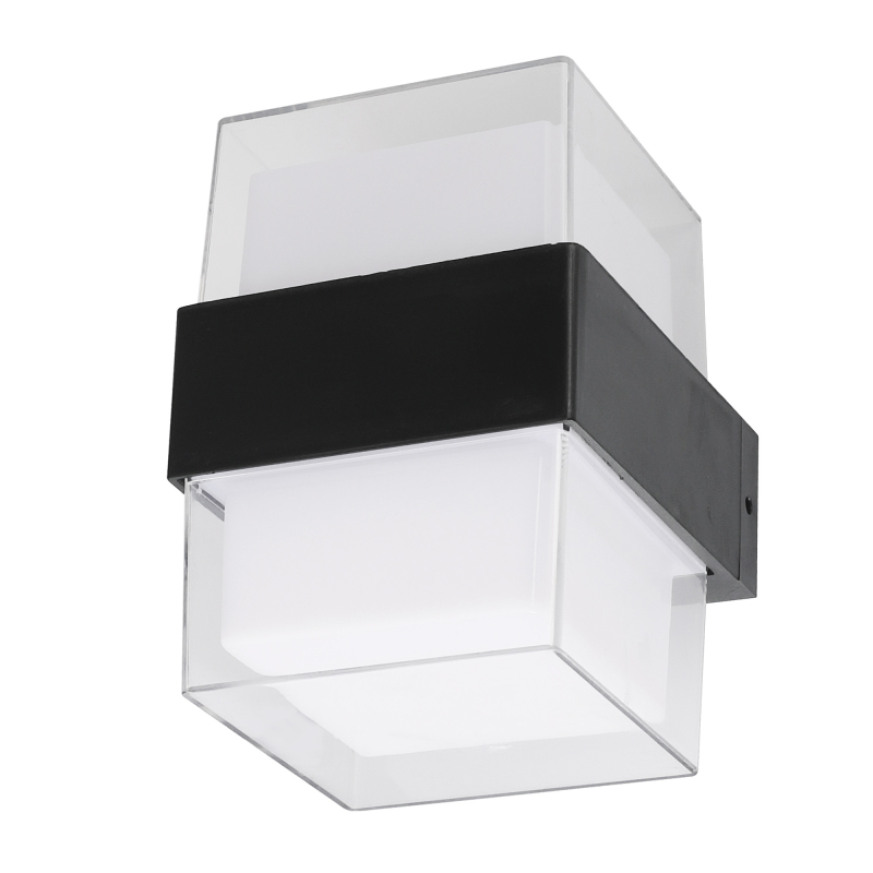 Уличный настенный светильник Uniel ULU-P26B-2x5W/4000K IP65 BLACK UL-00010518 Уличный настенный светильник Uniel ULU-P26B-2x5W/4000K IP65 BLACK UL-00010518