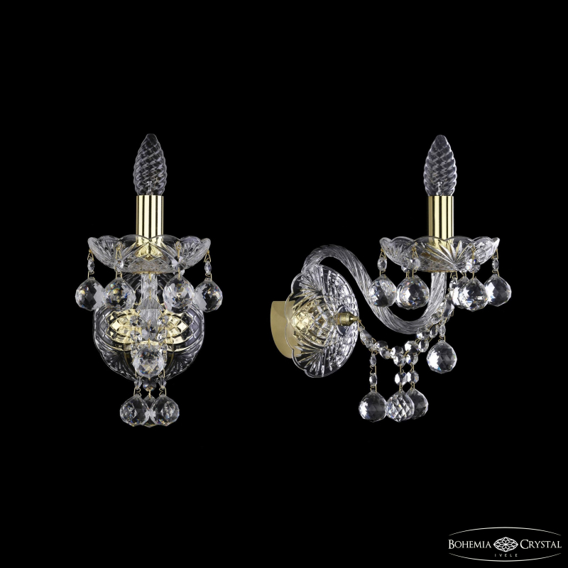 Бра Bohemia Ivele Crystal 1409B/1/160/XL G Бра Bohemia Ivele Crystal 1409B/1/160/XL G