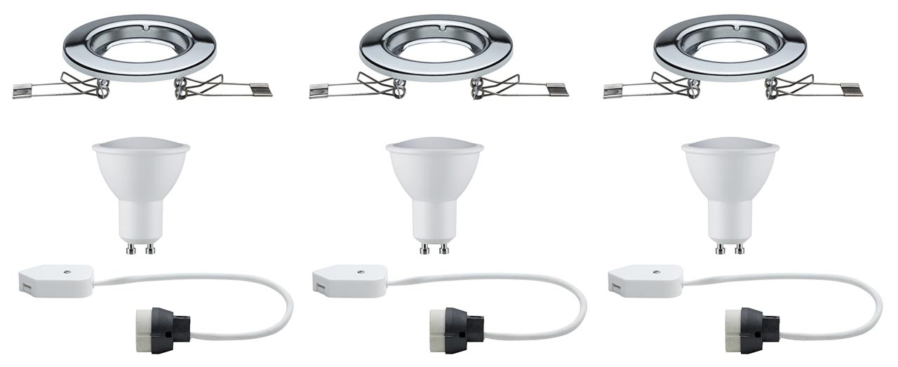 Встраиваемый светодиодный светильник Paulmann Qual EBL Led 93853