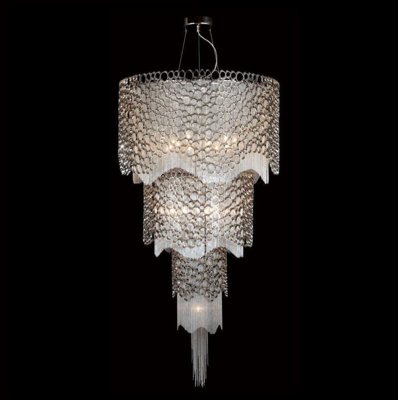 Подвесной светильник Crystal Lux Hauberk Sp-PL12+8+4 Подвесной светильник Crystal Lux Hauberk Sp-PL12+8+4