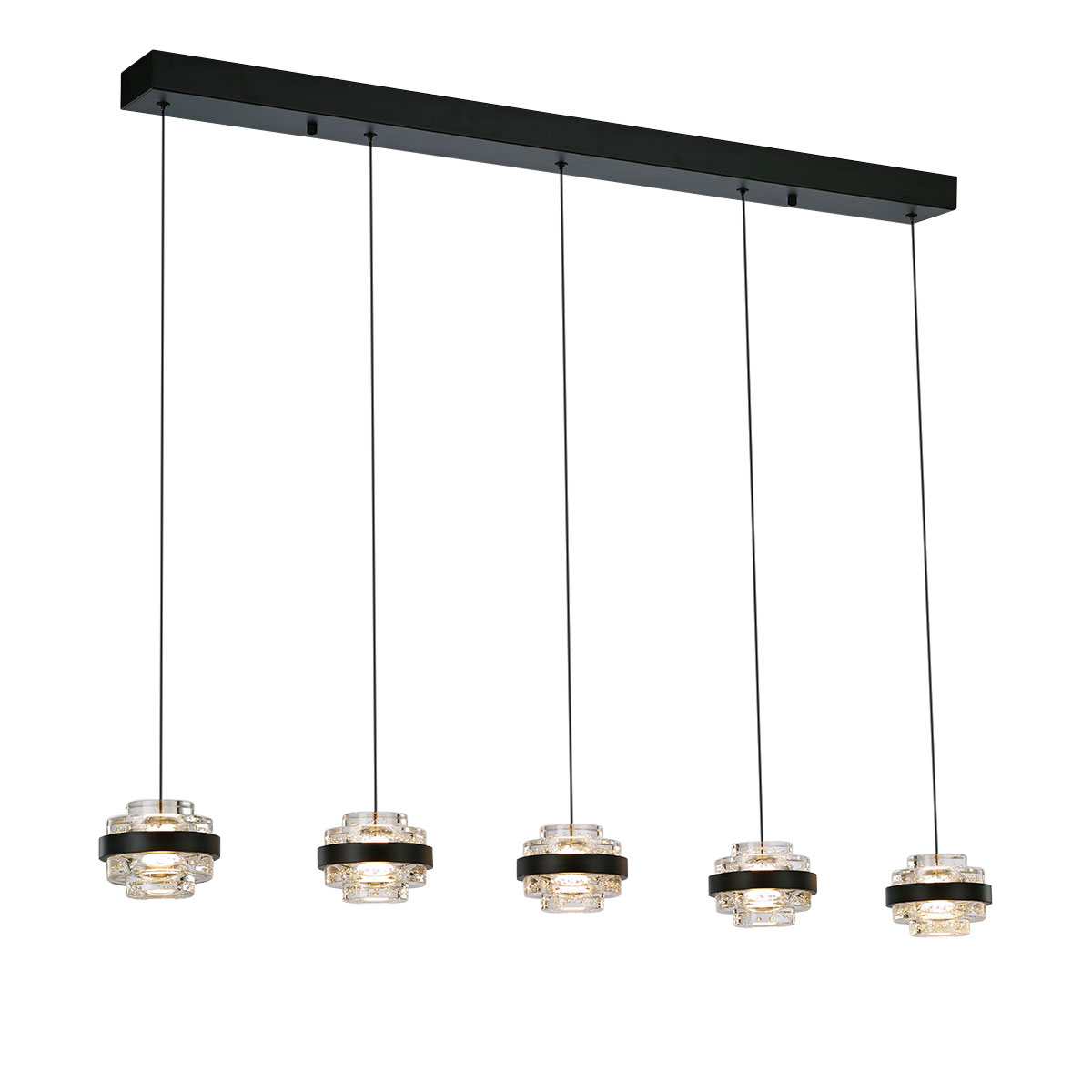 Подвесная люстра Delight Collection Indiana MD22030002-5B black/clear Подвесная люстра Delight Collection Indiana MD22030002-5B black/clear