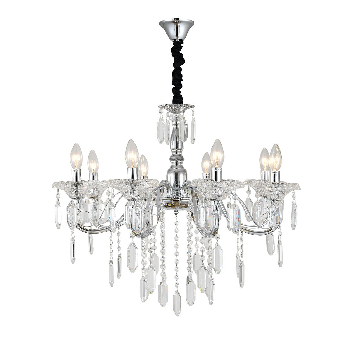 Подвесная люстра Escada Fantail 2111/8P Chrome Подвесная люстра Escada Fantail 2111/8P Chrome