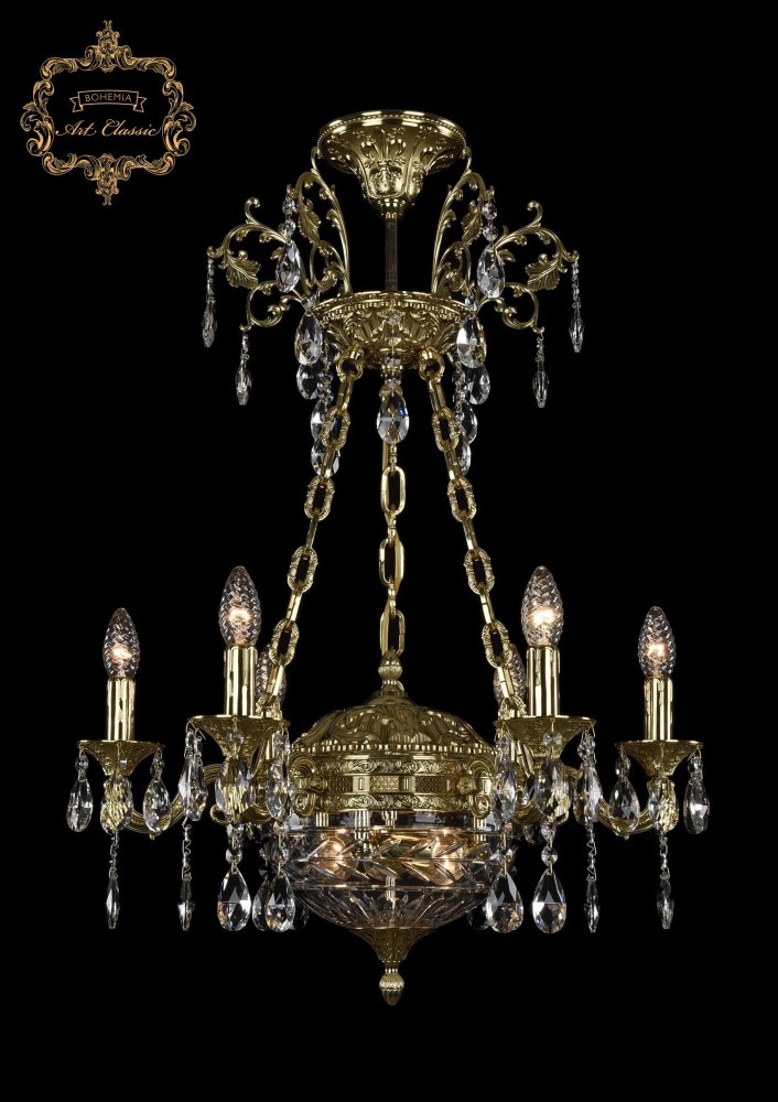 Подвесная люстра Art Classic 31.51.6.CK125SP.250SP.G.Sp.Clear.1D