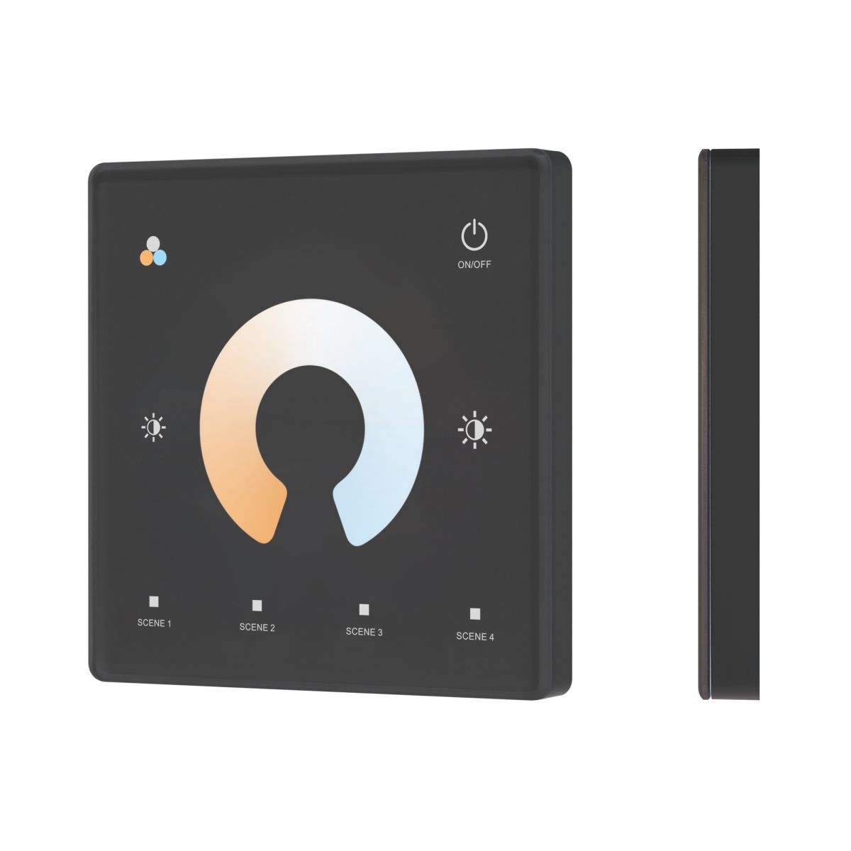 Сенсорная панель Arlight SMART-RF-801-11-1G-4SC-MIX черный (3V, 2.4G) накладная (IARL, IP20 Пластик) 063526