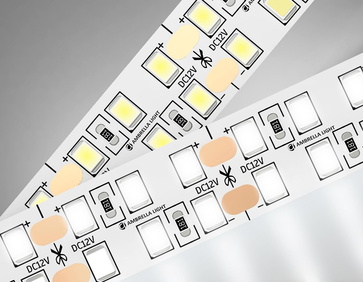 Светодиодная лента двухрядная Ambrella Light LED Strip 12В 2835 19,2Вт/м 4500K 5м IP20 GS1602 Светодиодная лента двухрядная Ambrella Light LED Strip 12В 2835 19,2Вт/м 4500K 5м IP20 GS1602