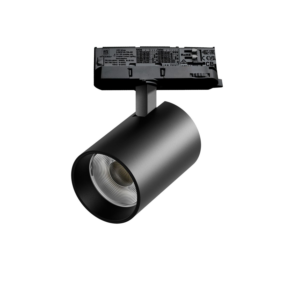 Трековый трехфазный светильник Quattro LED с адаптером Lightstar Alta Base A5347QT (215347 + 594037)