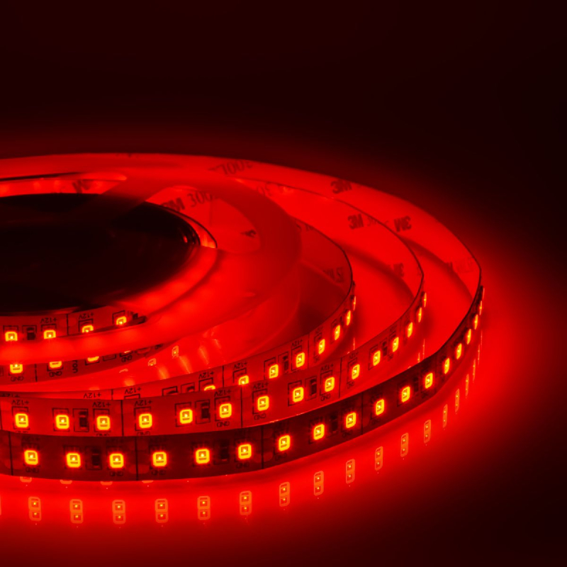 Светодиодная лента Apeyron 12В 2835 20Вт/м красный 5м IP20 00-104 Светодиодная лента Apeyron 12В 2835 20Вт/м красный 5м IP20 00-104
