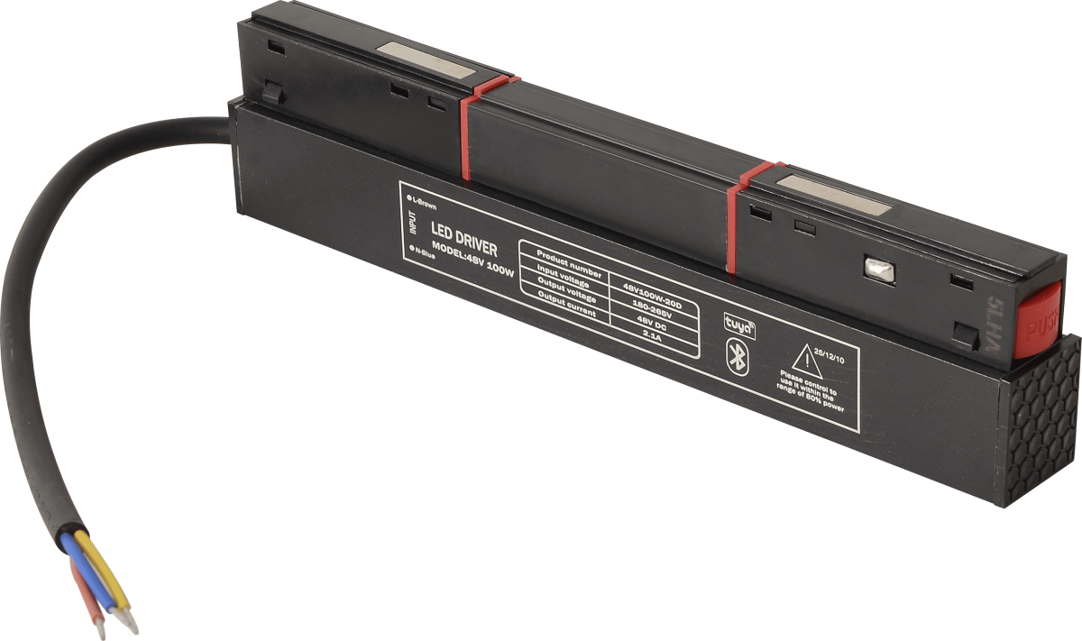 Драйвер для магнитного шинопровода Crystal lux 48V, 100W CLT 0.203 08 BL SMART