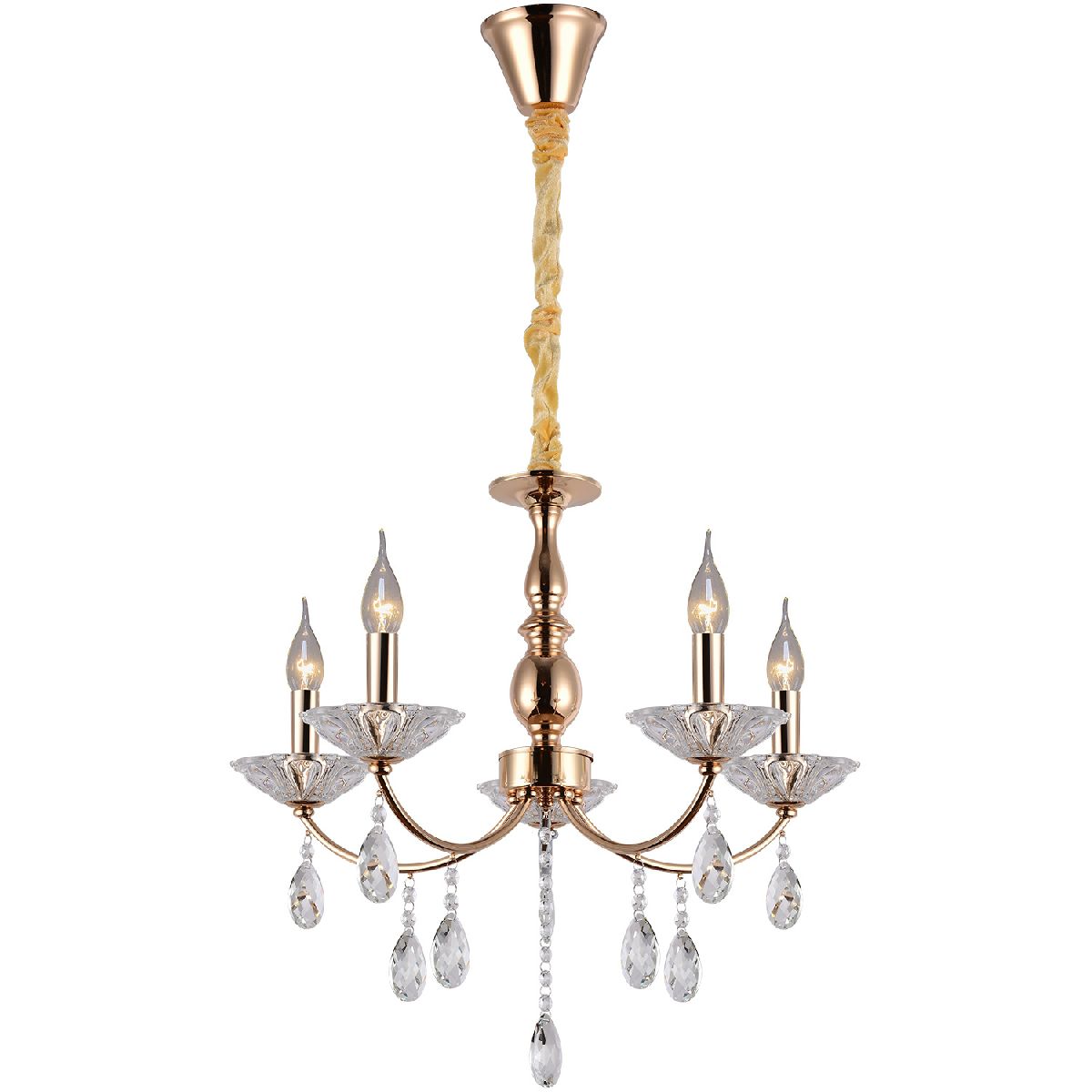 Подвесная люстра Illumico IL1242-5PPA-29 GD Подвесная люстра Illumico IL1242-5PPA-29 GD