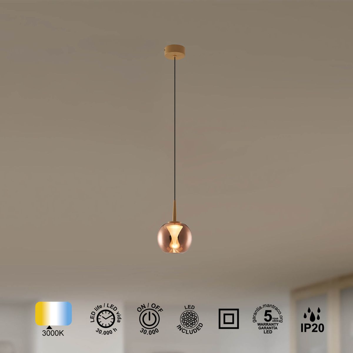 Подвесной светильник Mantra Andromeda 9075