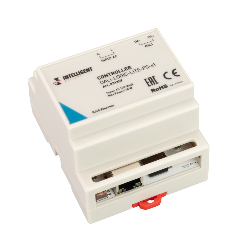 Контроллер Arlight Dali-Logic-LITE-PS-x1 (230B, Ethernet) 031359 Контроллер Arlight Dali-Logic-LITE-PS-x1 (230B, Ethernet) 031359