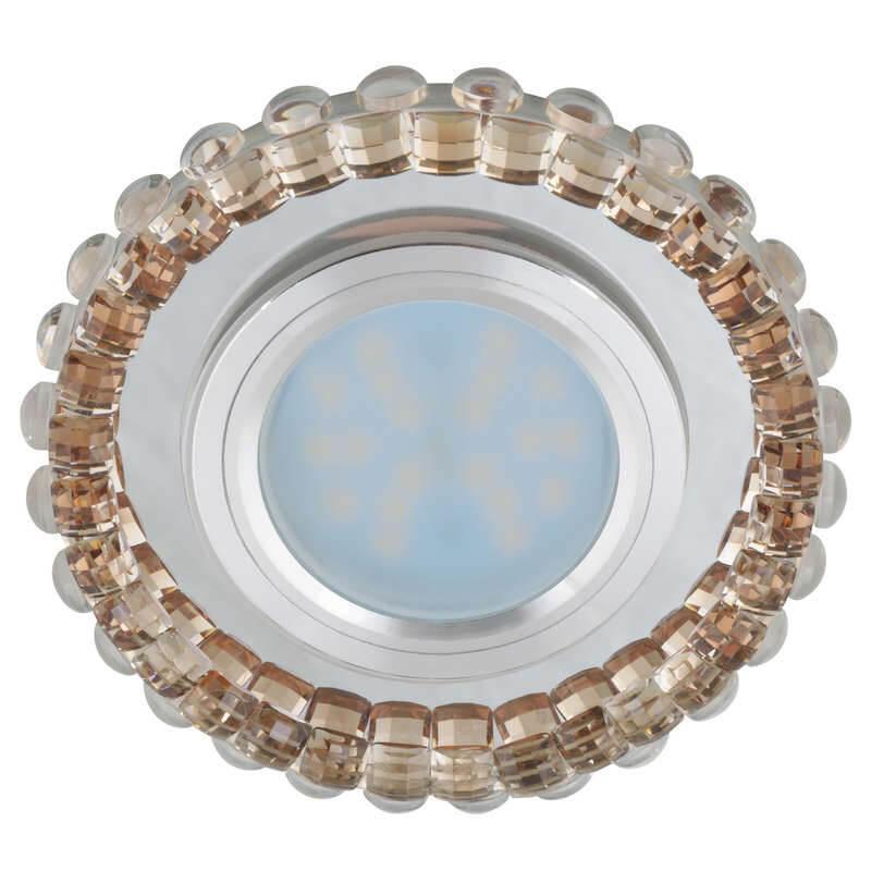 Встраиваемый светильник Fametto Luciole DLS-L133 GU5.3 Chrome/Champagne Встраиваемый светильник Fametto Luciole DLS-L133 GU5.3 Chrome/Champagne