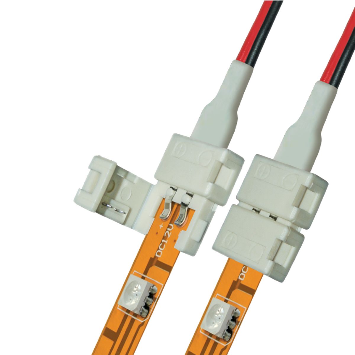 Коннектор для светодиодных лент Uniel UCX-SD2/B20-NNN WHITE 020 POLYBAG 06609