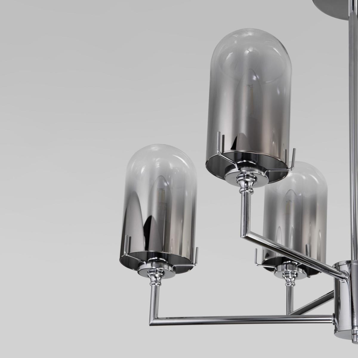 Люстра на штанге Eurosvet Pluto 60156/6 хром a065043