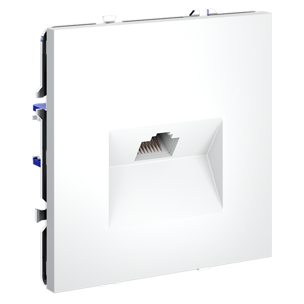 Розетка компьютерная Voltum S70 VLS060102 (белый матовый)