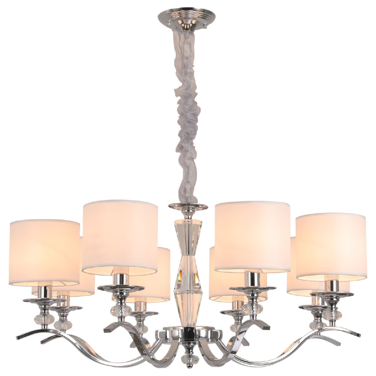 Подвесная люстра Illumico IL1364-8PPA-29 CR Подвесная люстра Illumico IL1364-8PPA-29 CR