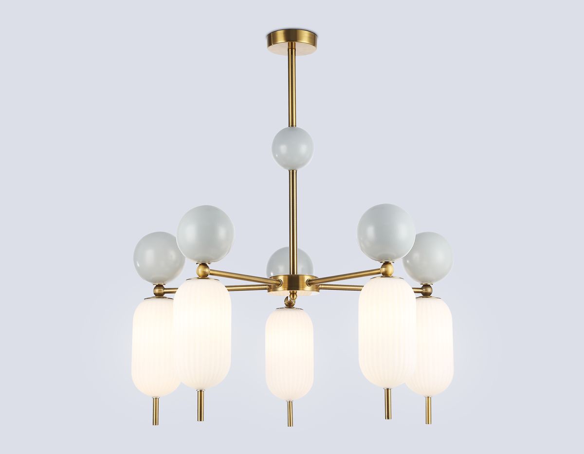 Люстра на штанге Ambrella Light High Light Ceramo Modern LH53104 Люстра на штанге Ambrella Light High Light Ceramo Modern LH53104