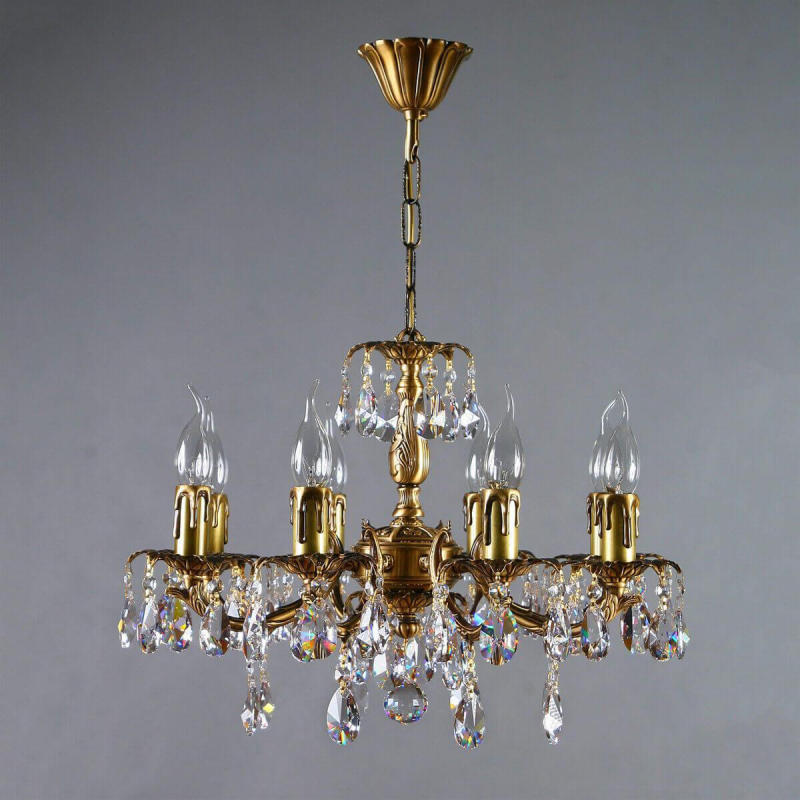 Подвесная люстра Ambiente Benisa 2226/8 AB Tear Drop Подвесная люстра Ambiente Benisa 2226/8 AB Tear Drop