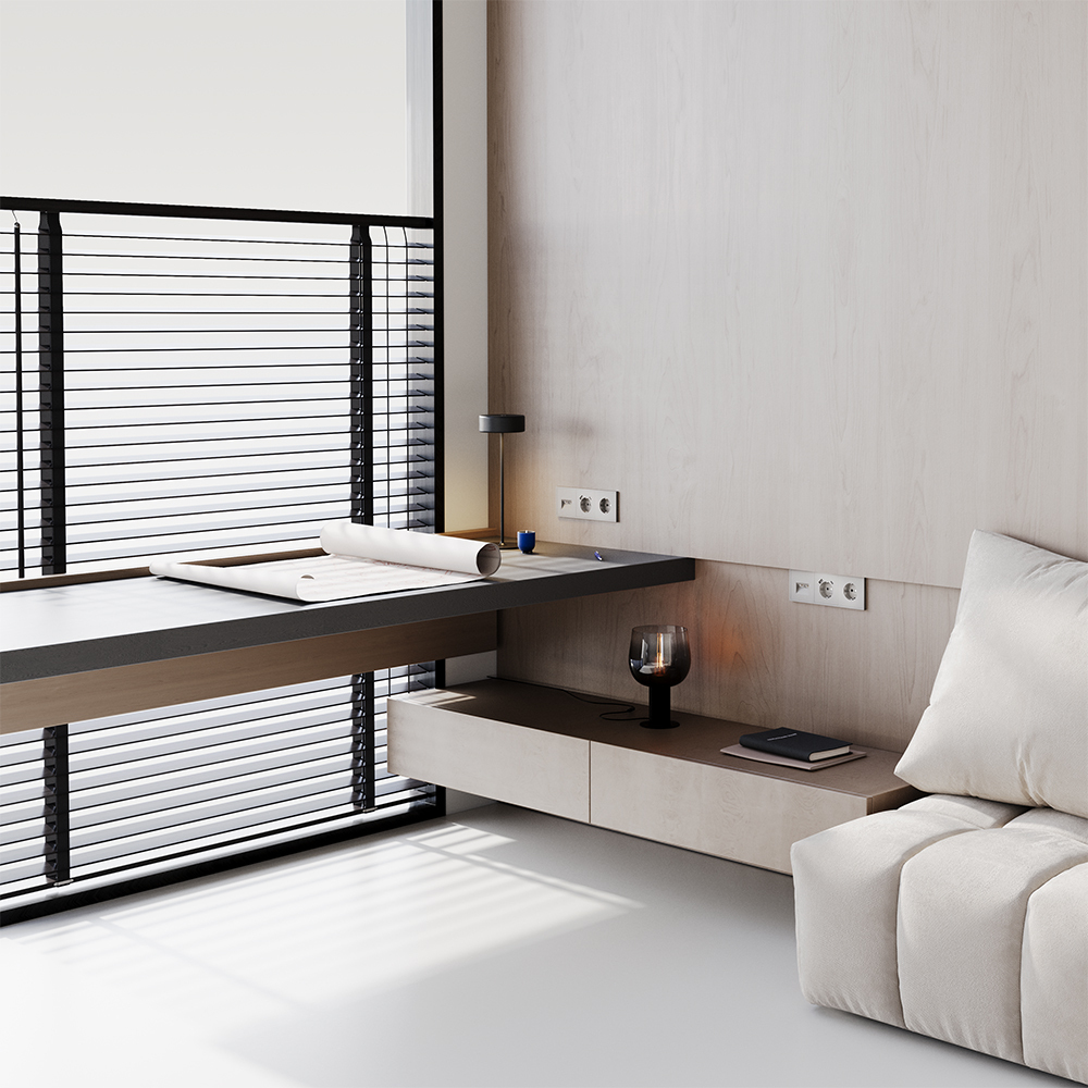 Розетка с USB, A+C Voltum S70 VLS040503 (кашемир)