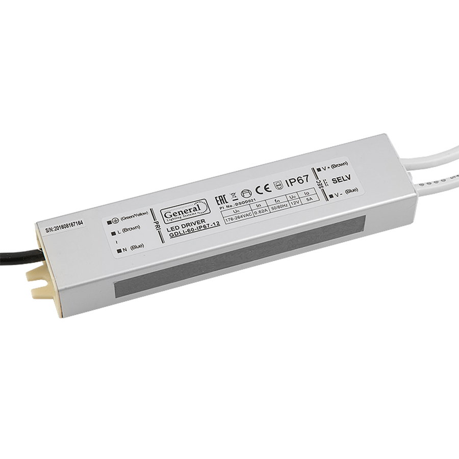 Драйвер General GDLI-60-IP67-12 513300 Драйвер General GDLI-60-IP67-12 513300