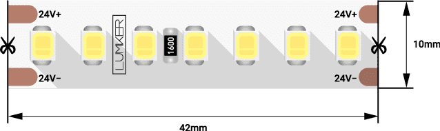 Светодиодная лента DesignLed DSG2168-24-W-33 004201 Светодиодная лента DesignLed DSG2168-24-W-33 004201