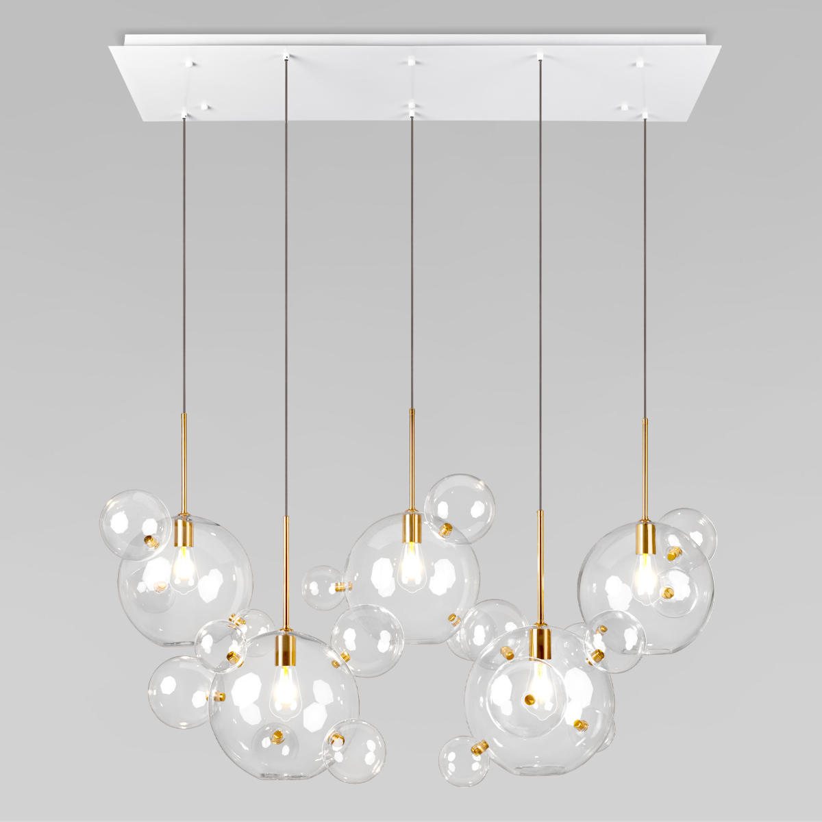 Подвесная люстра Loft IT Bolle 2034-S5 Подвесная люстра Loft IT Bolle 2034-S5