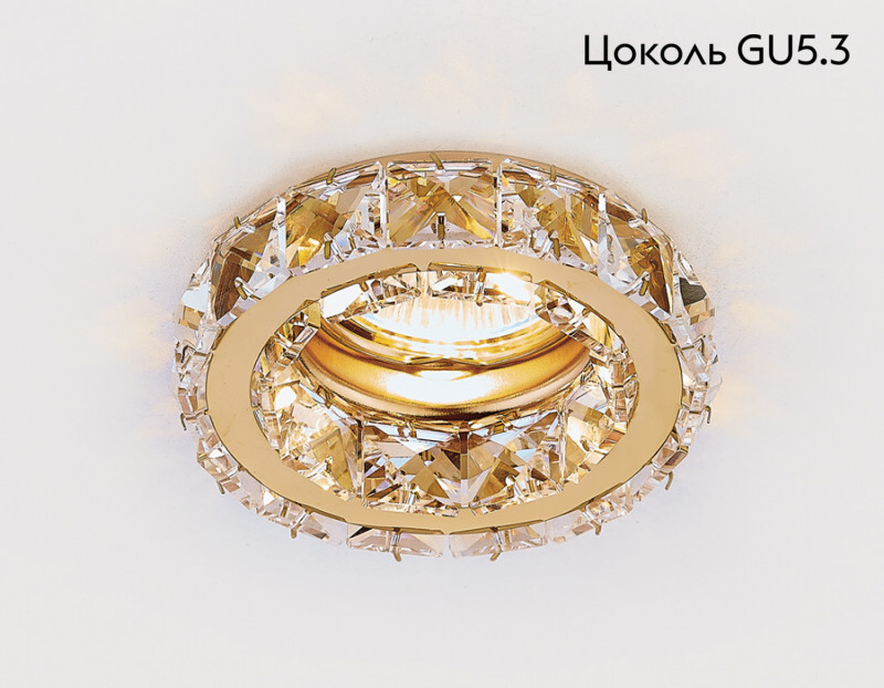 Встраиваемый светильник Ambrella Light K112 CL/G