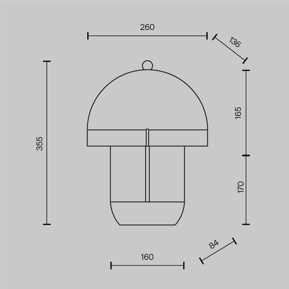 Настольная лампа Maytoni Hope MOD479TL-L14W3K1