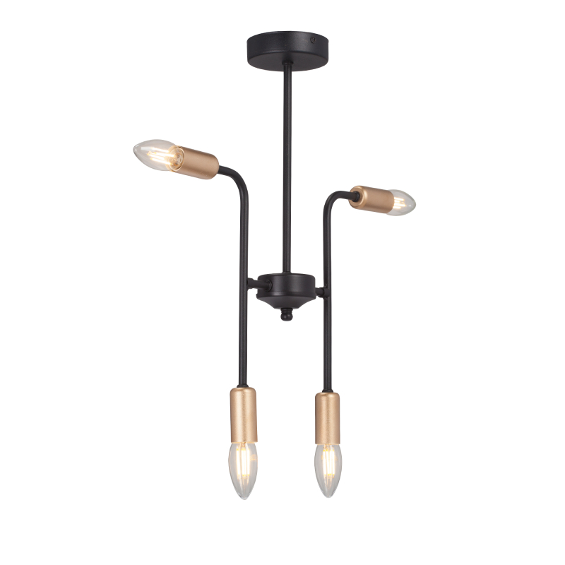 Люстра на штанге Vitaluce V3022-1/4PL Люстра на штанге Vitaluce V3022-1/4PL