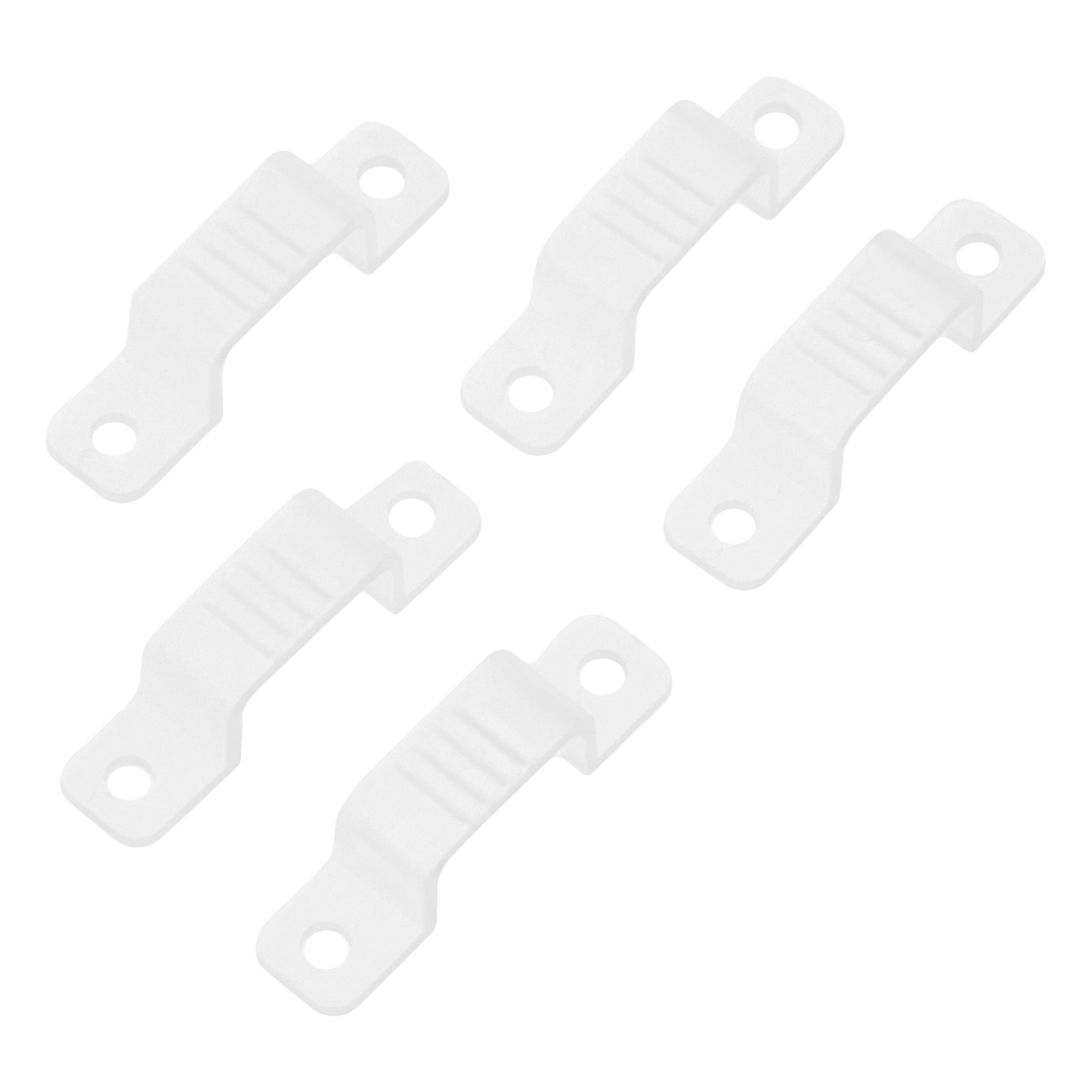 Клипса фиксирующая для светодиодной ленты SMD/COB 220В комплект 10 шт WOLTA MC10-SMD/COB-220V
