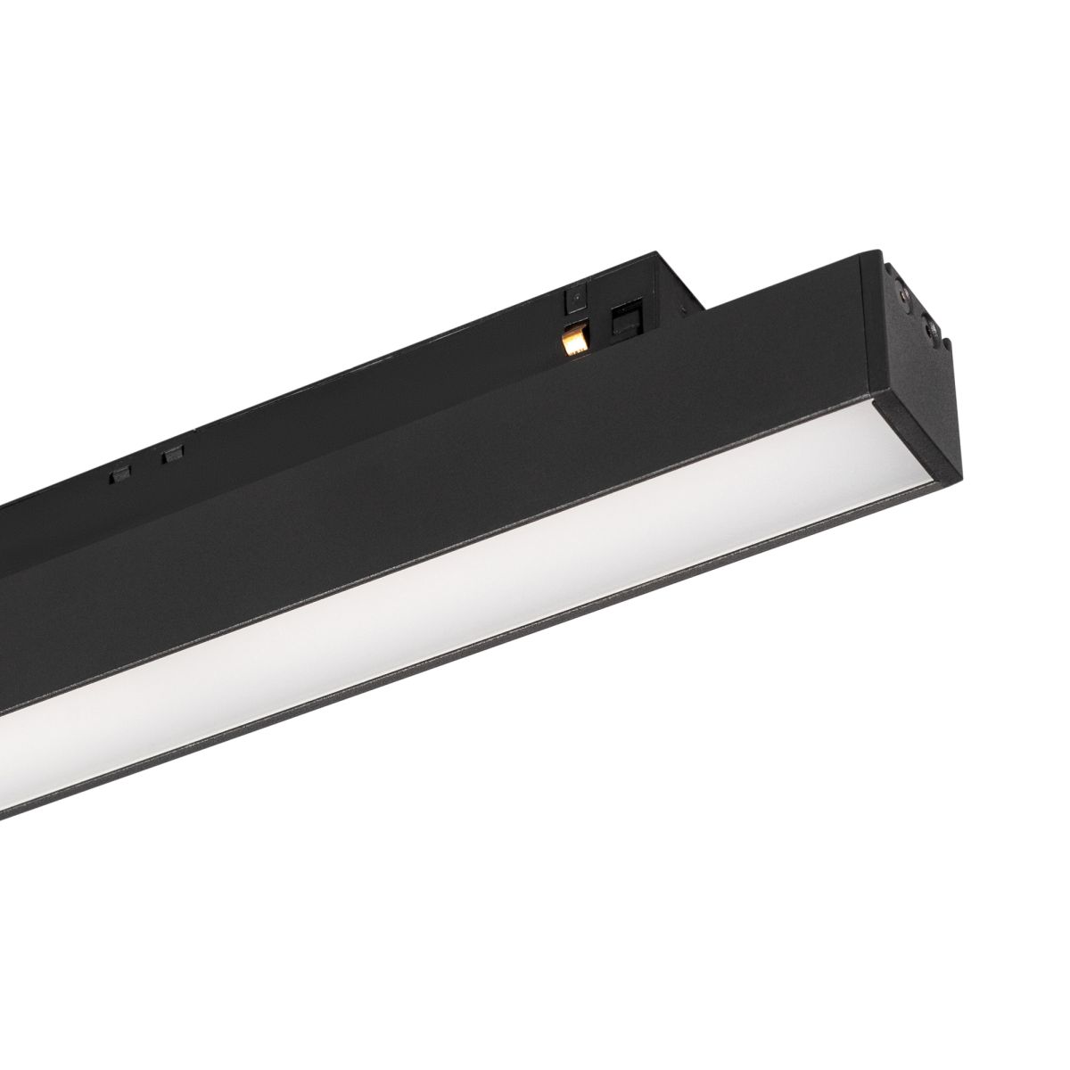 Трековый магнитный светильник Arlight MAG-ORIENT-FLAT-L235-8W Warm3000 (BK, 100 deg, 48V, DALI) (IP20 Металл) 033824(1)