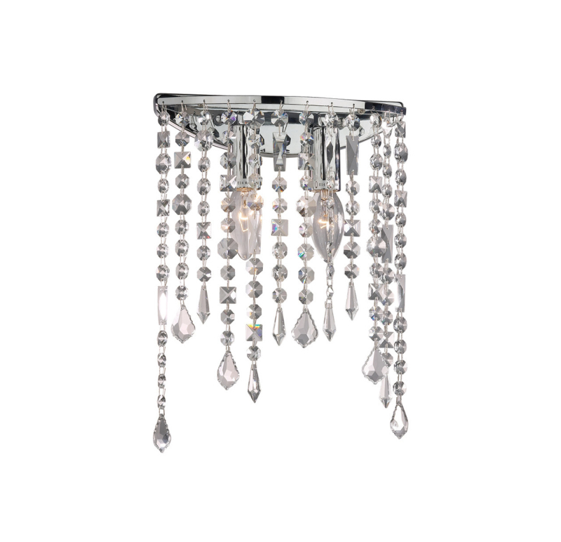 Бра Ideal Lux Rain Clear AP2 008325 Бра Ideal Lux Rain Clear AP2 008325