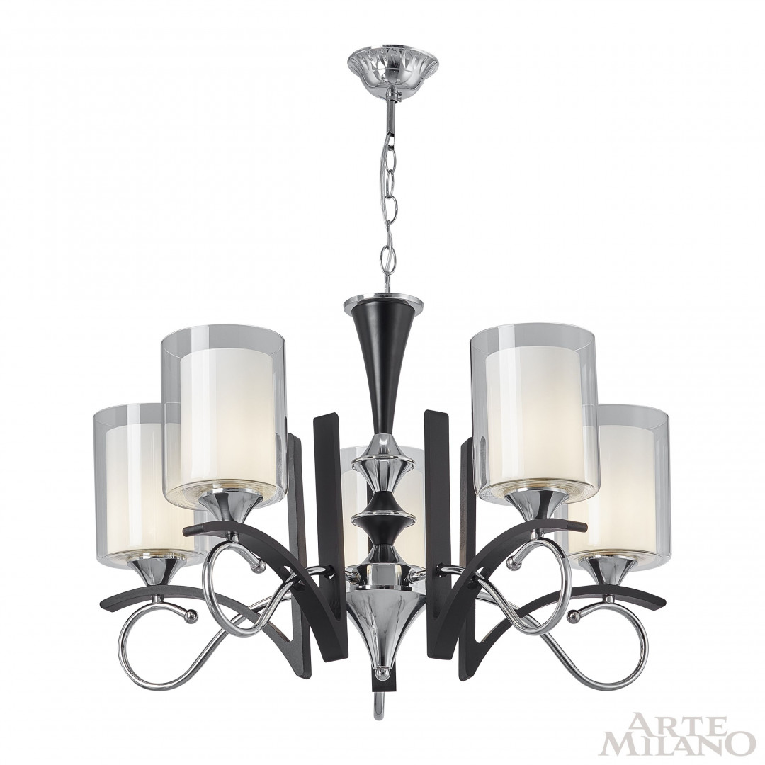 Подвесная люстра Arte Milano Florentia-9167 309167/5 Bk/Ni