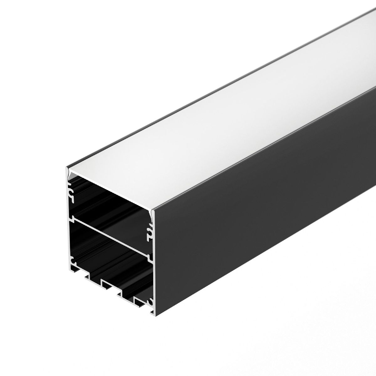 Алюминиевый профиль Arlight LINE-M-5050-2000 BLACK 053403 Алюминиевый профиль Arlight LINE-M-5050-2000 BLACK 053403