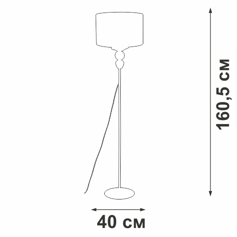 Торшер Vitaluce V2891-0/1P