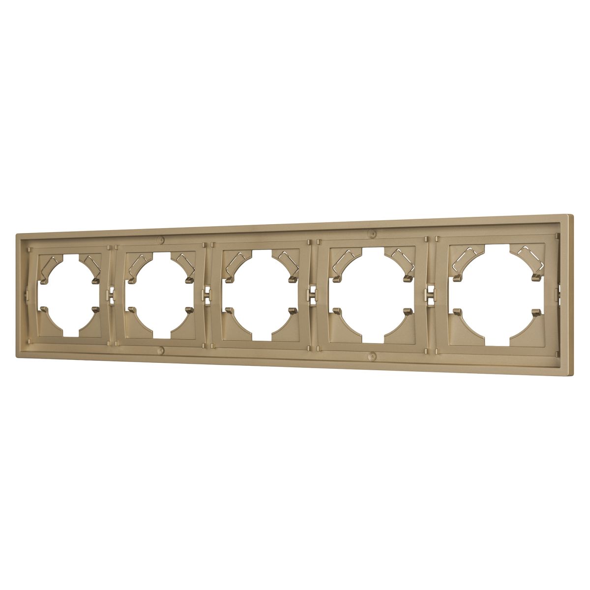 Рамка пластиковая на 5 постов Arlight FRM-TENDO-SFPL-5-GD 054658