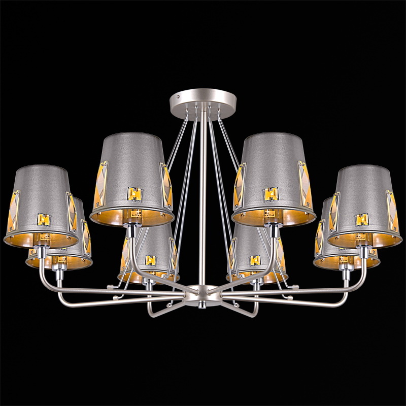 Люстра на штанге Illumico IL9407-8PSQ-29 CHS CR Люстра на штанге Illumico IL9407-8PSQ-29 CHS CR