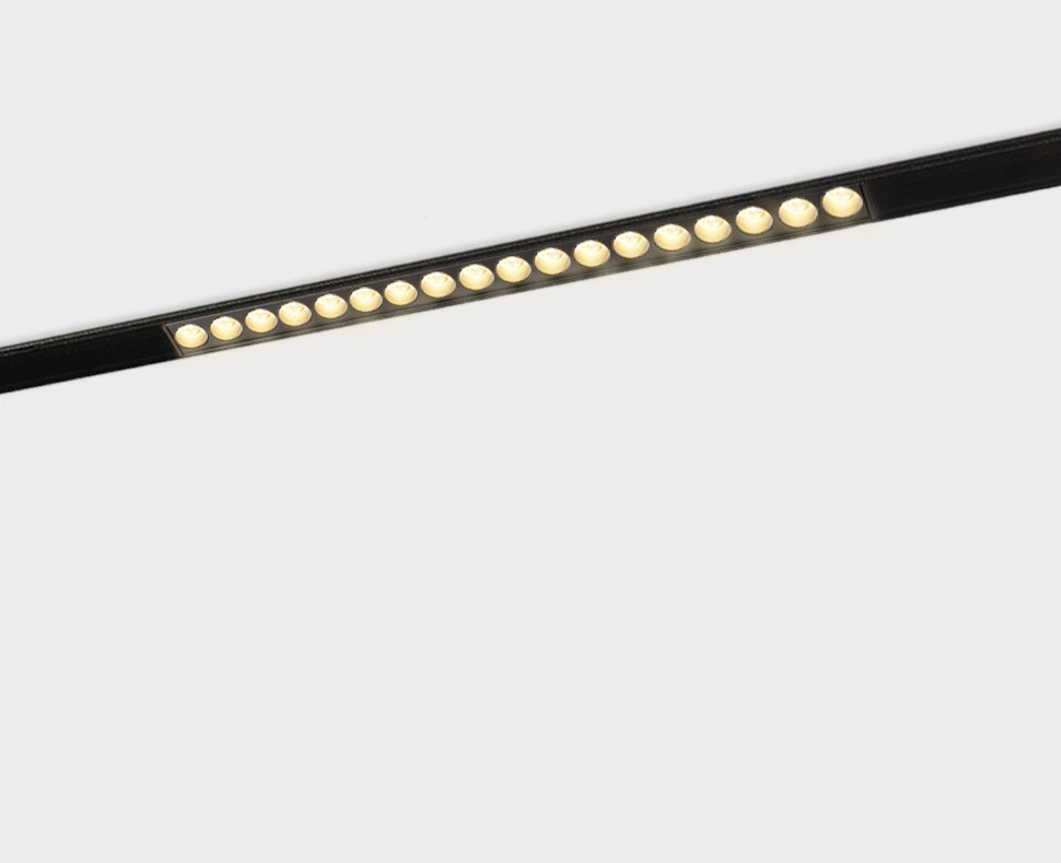 Трековый магнитный светильник Italline Atom IT012-5022 black 3000K Трековый магнитный светильник Italline Atom IT012-5022 black 3000K