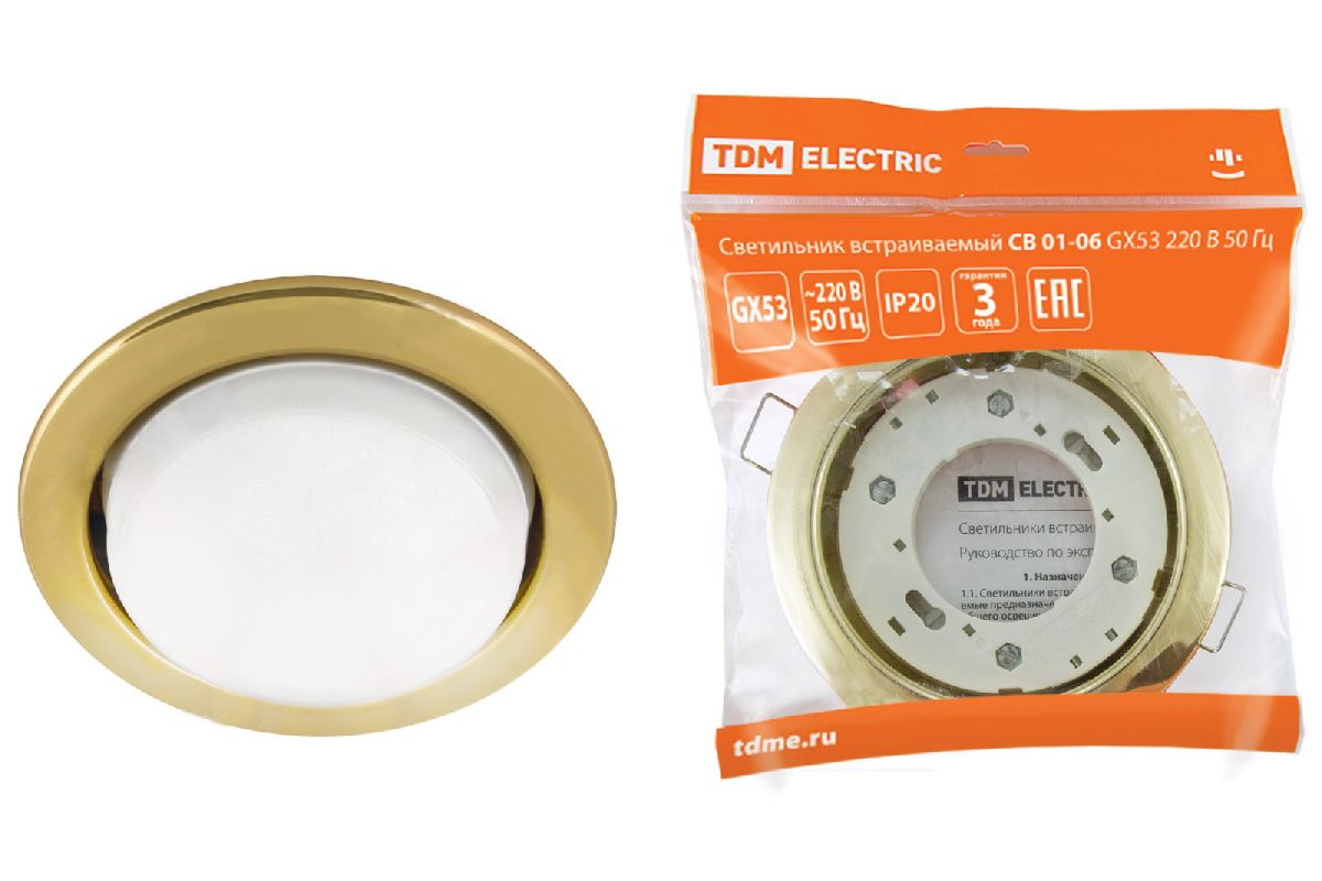 Встраиваемый светильник TDM Electric СВ 01-06 SQ0359-0059 Встраиваемый светильник TDM Electric СВ 01-06 SQ0359-0059