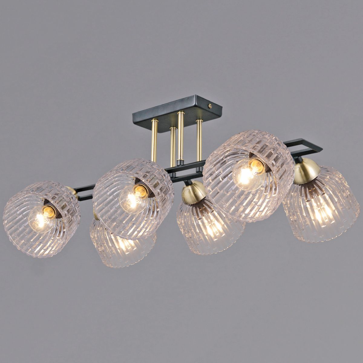 Потолочная люстра Illumico IL0794-6SQ-25BKAB ELITE