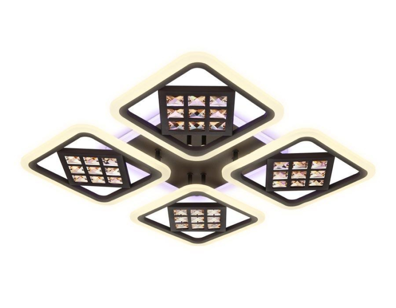 Потолочная светодиодная люстра Ambrella Light Acrylica Ice FA287 Потолочная светодиодная люстра Ambrella Light Acrylica Ice FA287