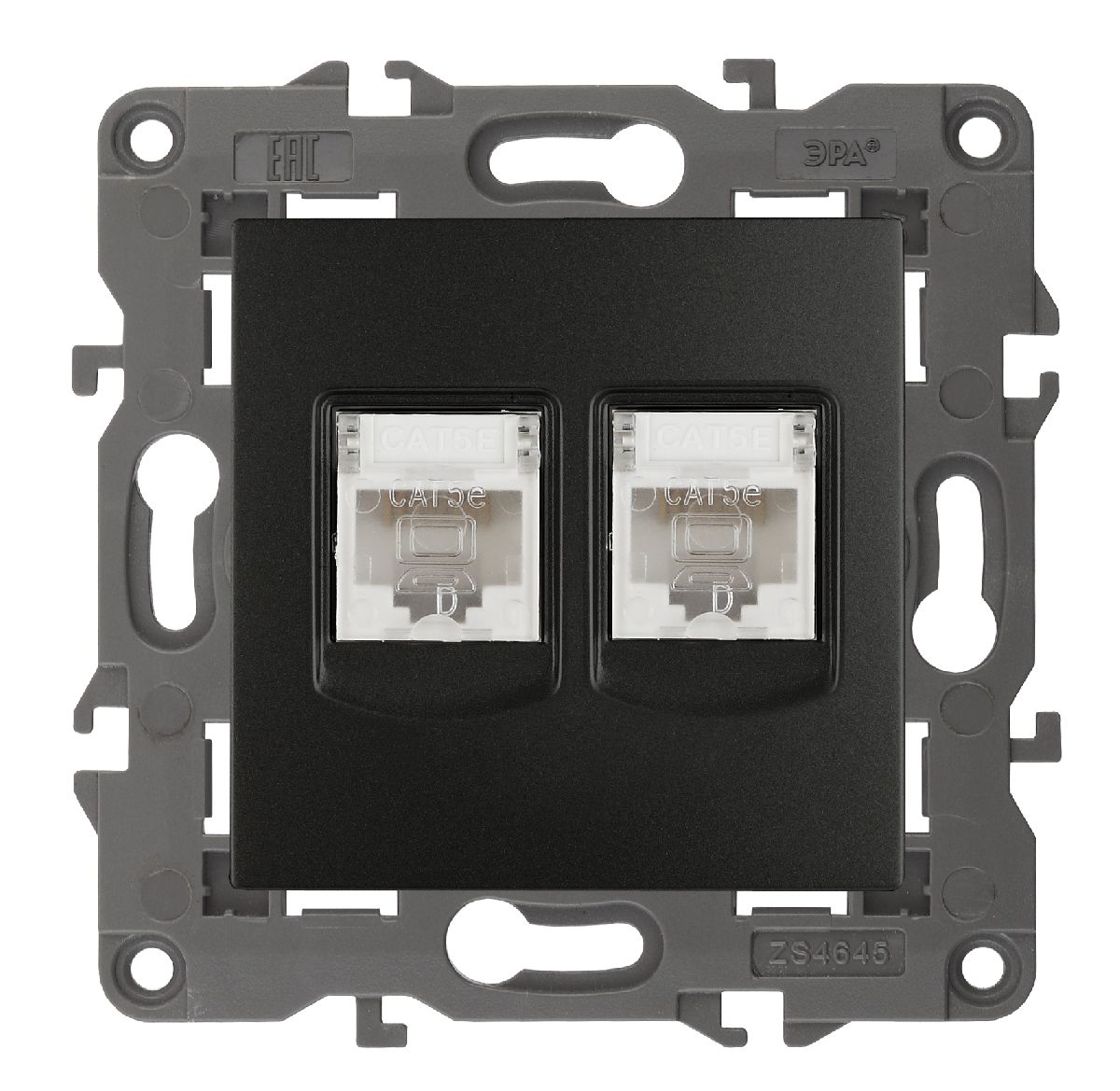 Розетка 2хRJ45 Эра 14-3108-05 Б0034312 Розетка 2хRJ45 Эра 14-3108-05 Б0034312
