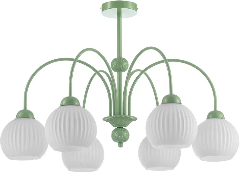 Люстра на штанге Myfar Flora MR2271-6C Люстра на штанге Myfar Flora MR2271-6C