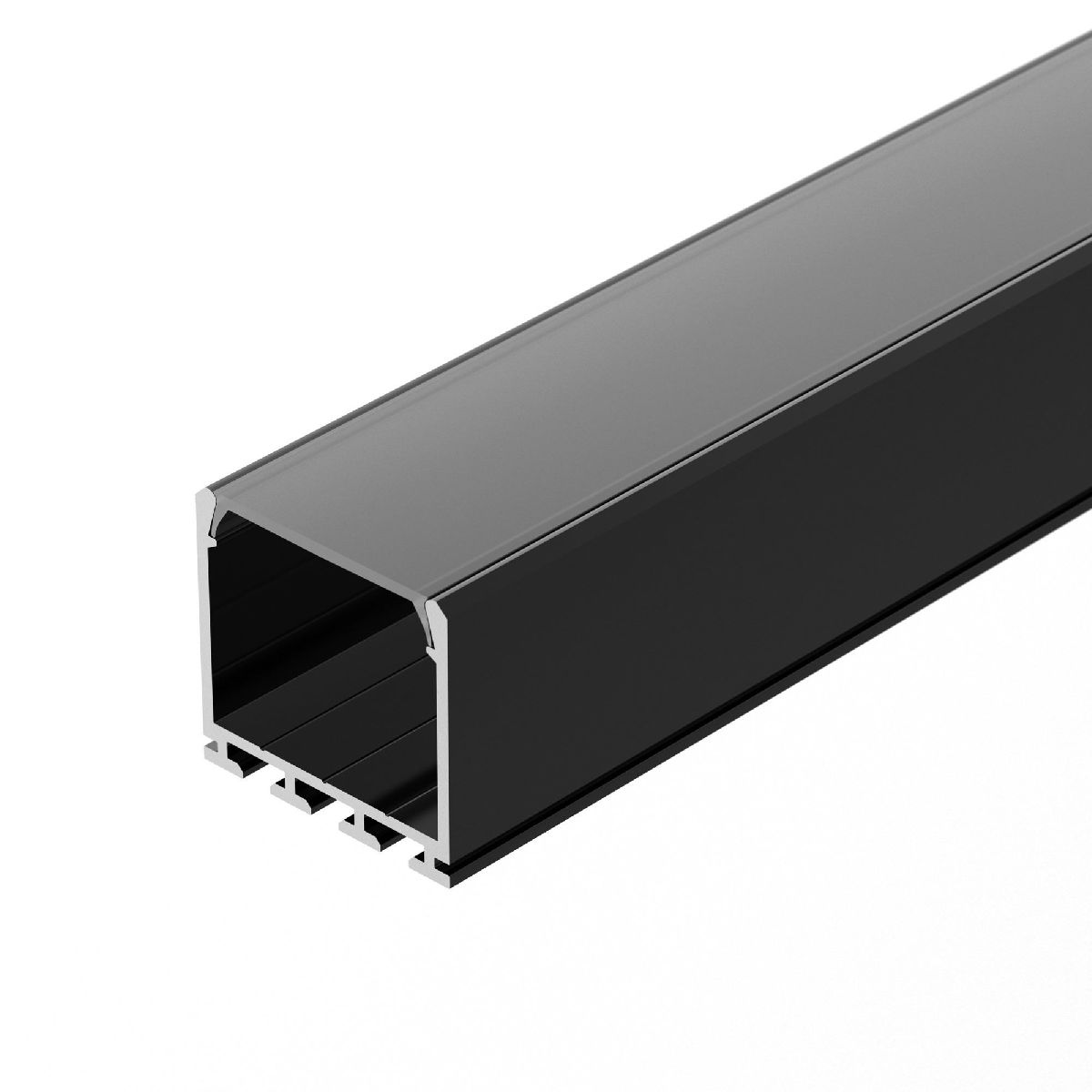 Алюминиевый профиль Arlight PLS-LOCK-H25-3000 ANOD Black 044847 Алюминиевый профиль Arlight PLS-LOCK-H25-3000 ANOD Black 044847